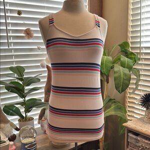Torrid Striped Multicolor Tank Top